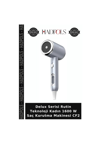 Delux Serisi Rutin Teknoloji Kadın 1600 W Saç Kurutma Makinesi Cf2