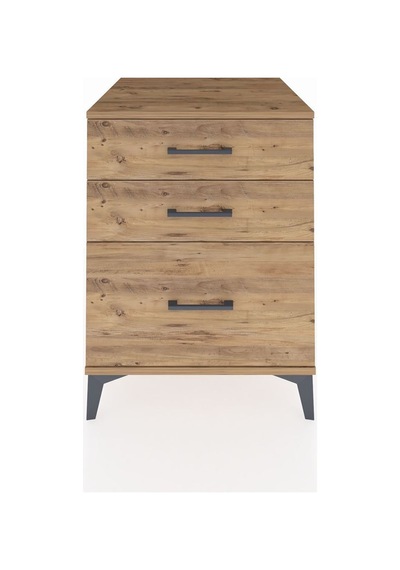 Kronos Komodin 3 Çekmeceli 60x59x80 Çam-çam Atlas Çam