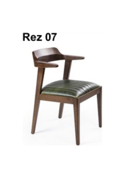 Rez 07 Modern Şık Ergonomik Dayanıklı Konforlu Ahşap Ayaklı Salon Yemek Sandalyesi Modeli Çok Renkli