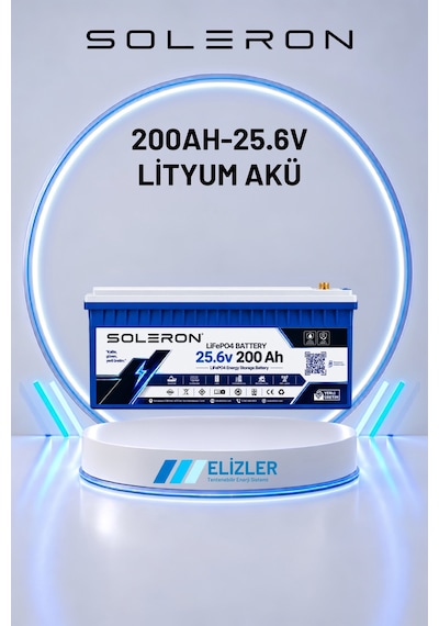 Soleron 200ah-25.6v Lityum Akü