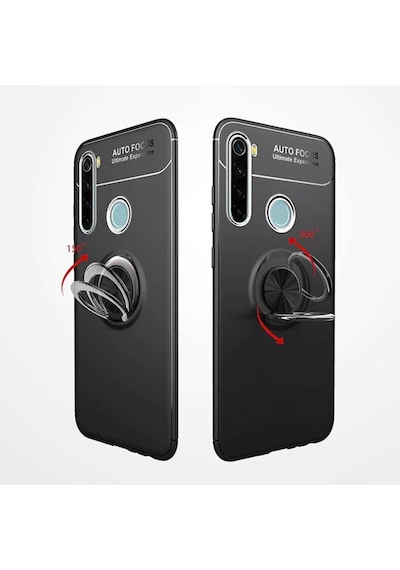 Xiaomi Redmi Note 8T Kilif Yüzüklü Magnetli Ravel Case 400772821