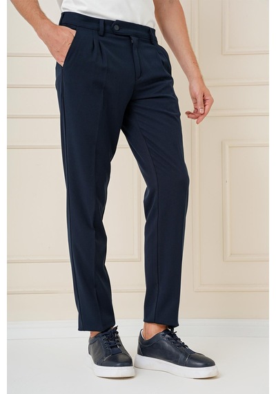 Efor P 1164 Slim Fit Lacivert Klasik Pantolon Lacivert