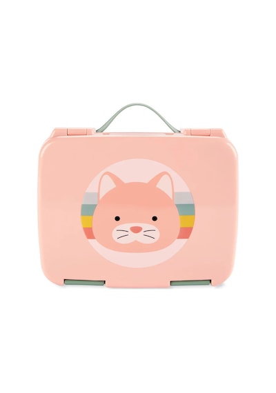 Skip Hop Zoo Bento Beslenme Kutusu Kedi Pembe
