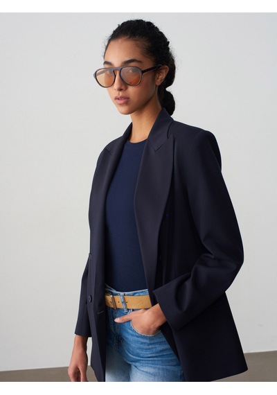Dilvin 60798 Blazer Ceket-lacivert