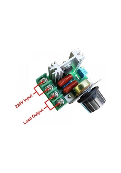220v 2000w Scr Barındıran Hız Kontrolü Dimmer Motor Kontrolü