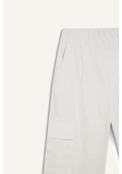 DeFacto Erkek Çocuk Wide Leg Standart Paça Gabardin Pantolon E1586A825SMER77