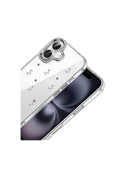 Newface Apple İphone 17 Fiyonk Desenli Kapak - Desen 4 Şeffaf