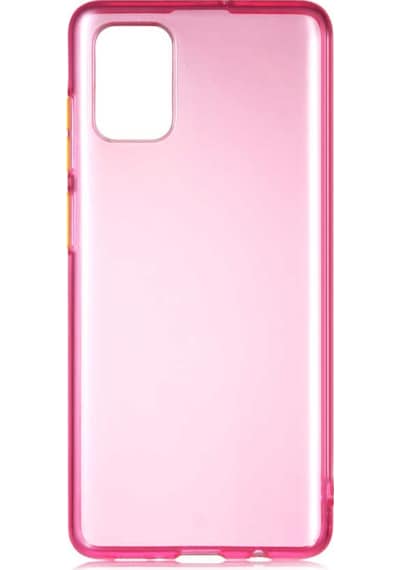 Samsung Uyumlu Galaxy A71 Kılıf Zore Bistro Kapak-Pembe