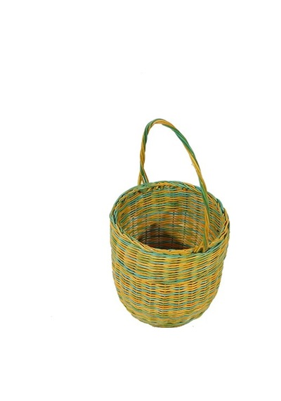 Yeşil Rattan 20x16 Sepet Bej