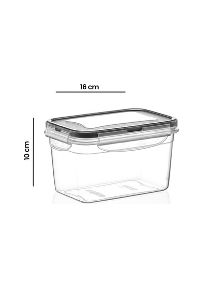 Fresh Box Dikdörtgen Izgaralı Saklama Kabı - 1300 Ml Çok Renkli