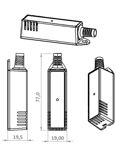 Antronik Aws-18315 Su Baskını Dedektör Probu