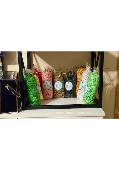 10 Renk Kırpık Kağıt Seti 100 Lü Gr Z Zigzag Hediye Kutusu Dolgu & Paketleme Süsleme Kağıdı