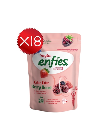 Yayla Enfies Freeze Dried Berry Boost 15 G X18