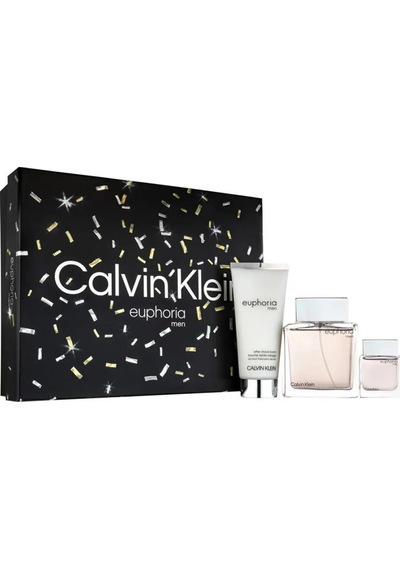 Calvin Klein Euphoria Edt 100 Ml + Edt 15 Ml+ After Shave 100 Ml Erkek Parfüm Seti Aromatik - Odunsu
