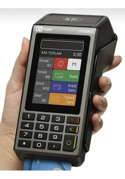 İnpos M530 4G Yeni Nesil Yazar Kasa Pos + 2 Paket Pos Rulosu