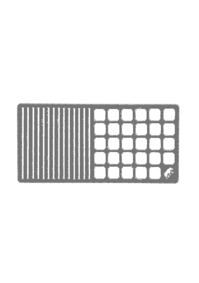 Barbekü Izgarası Paslanmaz Çelik Büyük Ekose Barbekü Izgara Tava Izgara Tepsisi Tel Pişirme Barbekü Rafı Dış Mekan Izgara Kamp Izgarası 5,1 X 11,02