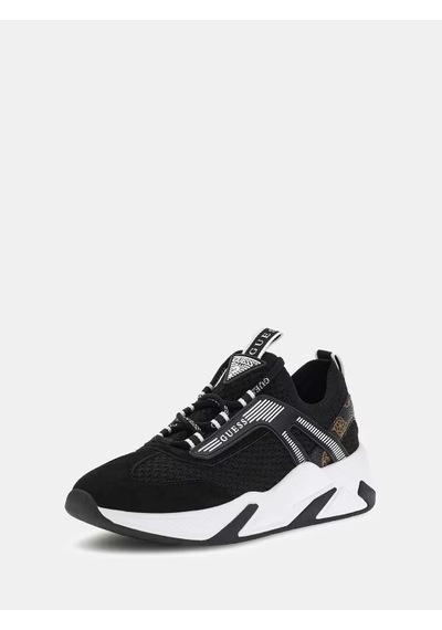 Guess Genga Kadın Sneaker Ayakkabı Flpgenfal12 Siyah