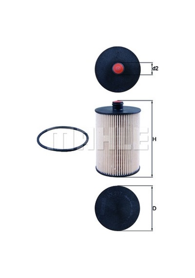 Vw Lt 2 2002-2006 Yakıt Filtresi (Mahle) 2D0127177