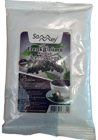 Elmas Sammey Frenk Üzümü Aromalı İçeçek Tozu - 250 Gr. 250 G