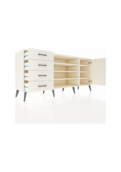 Hyperion Konsol 6 Raflı 4 Çekmeceli Tek Kapaklı 176x44x83 Aytaşı-aytaşı Aytaşı Hyperion Konsol 6 Raflı 4 Çekmeceli Tek Kapaklı 176x44x83 Aytaşı-aytaşı Aytaşı