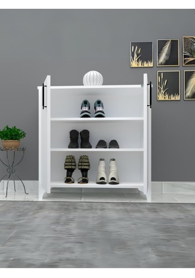 %100 Mdf 2 Kapaklı Küp Üstü Beyaz Ayakkabılık Diğer %100 Mdf 2 Kapaklı Küp Üstü Beyaz Ayakkabılık Diğer