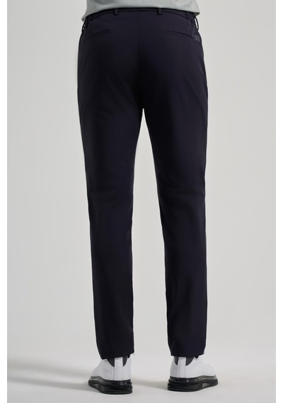 İmza Koyu Lacivert Esnek Yandan Cepli Casual Slim Fit Jogger Pantolon 1003250118 Koyu Lacivert