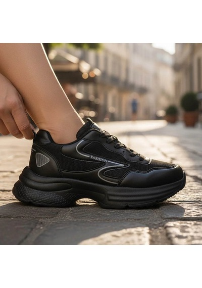 Trender Texin Zenne 2626 Siyah Kadın Sneaker Gn03a2626