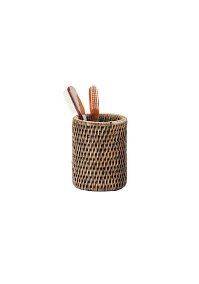 Basket Diş Fırçalık, Tezgah Üstü - Kahve Kahve