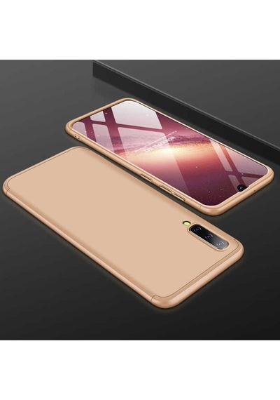 Galaxy M30 Kılıf Zore Ays Kapak Gold