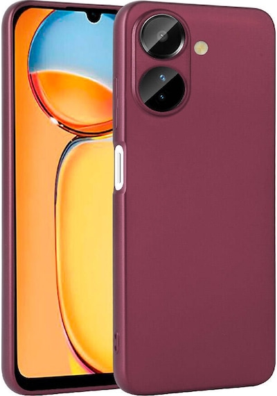 Xiaomi Poco C65 Kılıf Zore Premier Silikon Kapak Kırmızı