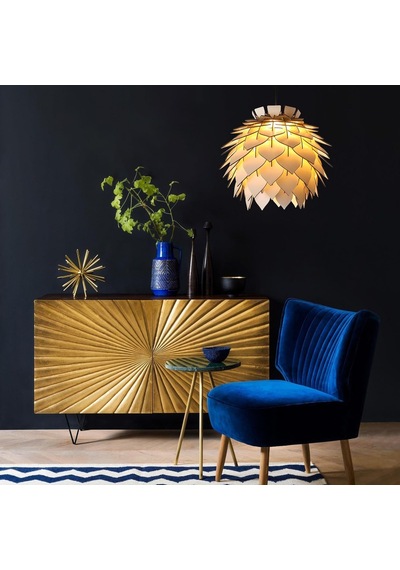Lotus Ahşap Avize 4 Renk Modern Bohem Rustik Avize Tekli Sarkıt Lamba Butik Otantik Aydınlatma Cafe Salon Mutfak Yemek Masası Hol Antre Bej Diğer