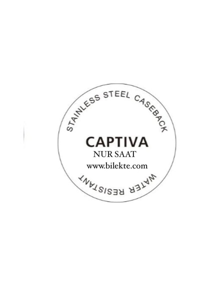 Captiva Analog Rakamlı 30 Mt Suya Dayanıklı Spor Çocuk Kol Saati Yn2026.m02 Beyaz