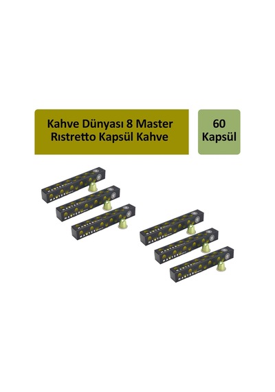Kahve Dünyası 8 Master Rıstretto Kapsül Kahve 6 x 10'lu