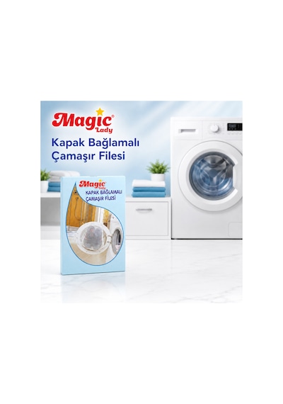 Magic Lady Kapak Bağlamalı Çamaşır Filesi Diğer