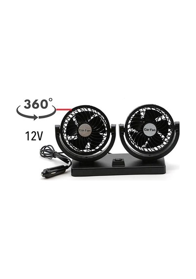 Hk Vantilatör 12V Torpido Üstü 2Li Fanlı Ayarlı (542309049)