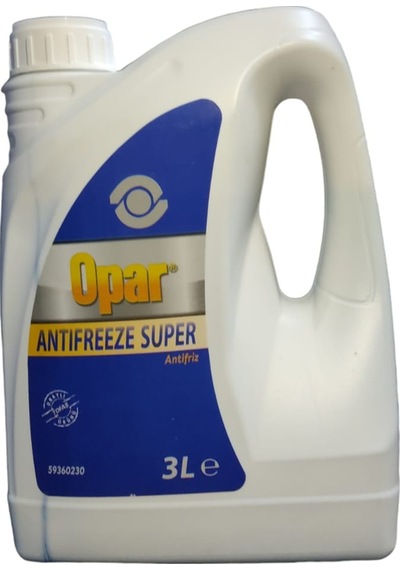 Opar Süper Antifiriz Mavi 3 Litre Antifriz Oem No: 59360230 Yeni Tarih