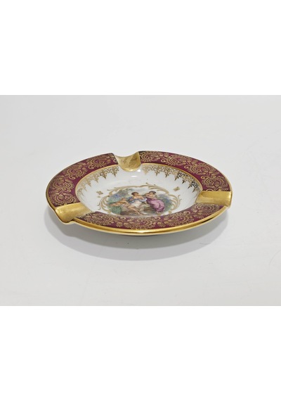 Limoges Minyatür Desen Porselen Küllük 11,50cm