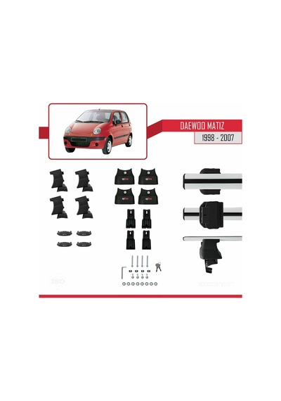 Daewoo Matiz 1998-2007 Arası İle Uyumlu Ace-4 Ara Atkı Tavan Barı