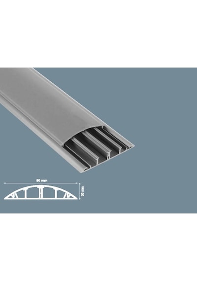 Mutlusan Kablo Kanalı 20 Metre Balık Sırtı Yapışkanlı 90X20 Mm