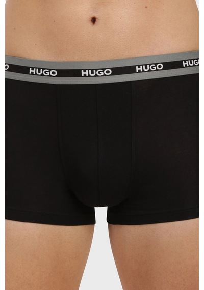 Hugo Erkek Boxer 50545668 996 Siyah Haki Antrasit