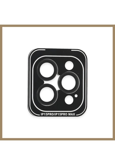Kahveci.store Joko Apple Uyumlu iPhone 15 Pro Max Uyumlu Pvd Metal Kamera Lens - Siyah 22