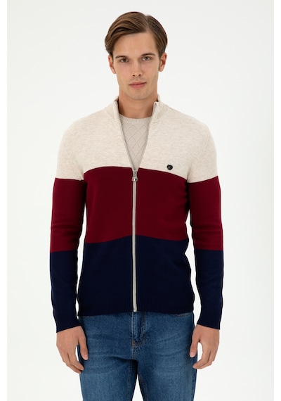 U.s. Polo Assn. Erkek Taş Hırka Triko 50297062-vr049 Taş Rengi Taş