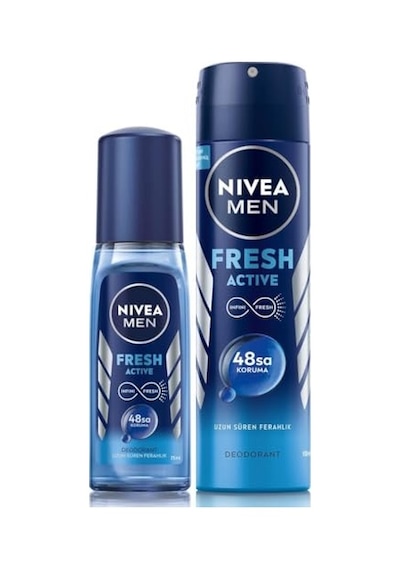 Men Erkek Pump Sprey Deodorant Fresh Active 75ml Ve Nıvea Men Erkek Sprey Deodorant Fresh Active150 Ml