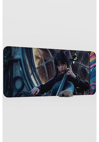 Wednesday 2 V1 90x40 Xxl Gaming Kauçuk Kaymaz Taban Mouse Pad Fare Altlığı