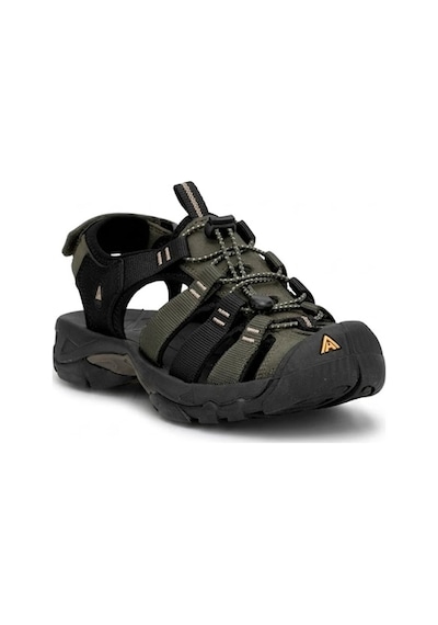 Humtto 152-710445a Erkek Outdoor Sandalet Siyah - Yeşil