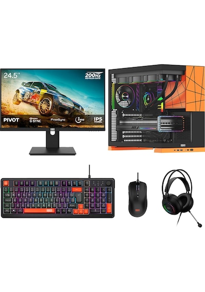 Dragos DRX9727 i9-14900KF 16 GB 512 GB Nvme SSD 16 GB RTX5080 24.5" Dos Masaüstü Oyuncu Bilgisayarı