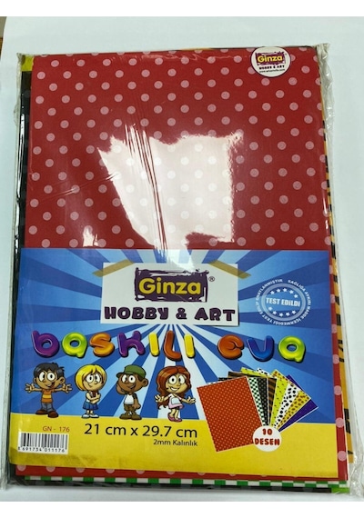 Ginza Baskılı Desenli Eva 20 X 30 Cm 10 Renk