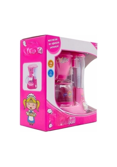 Mey İthalat Yh129-2 Oyuncak Mini Kahve Makinası Pilli