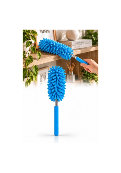 Mikrofiber Makarna Mop Toz Alma Paspası Tüy Toplayıcı Çok Amaçlı Temizlik Mopu