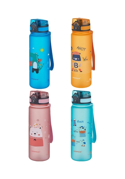 Uzspace Figürlü 500 ml Tritan Çocuk Su Matarası